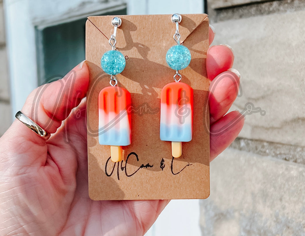 Bomb Pop Dangle Earrings