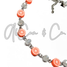 Load image into Gallery viewer, AbCam &amp; Co. Exclusive #54 Orange Slices Choker Style Necklace
