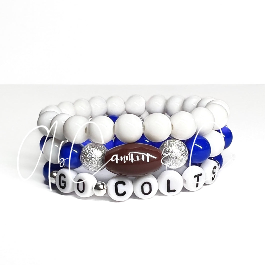 Go Blue! Stacker Bracelets