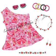 Load image into Gallery viewer, AbCam &amp; Co. Exclusive #56 Watermelon Ice Slice, Baby! Choker Style Necklace
