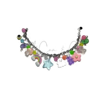 Load image into Gallery viewer, Charm Bracelet Exclusive #4 Rainbow Ghost Glow Up
