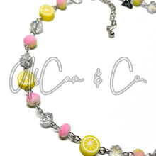 Load image into Gallery viewer, AbCam &amp; Co. Exclusive #58 Pink Lemonade Choker Style Necklace
