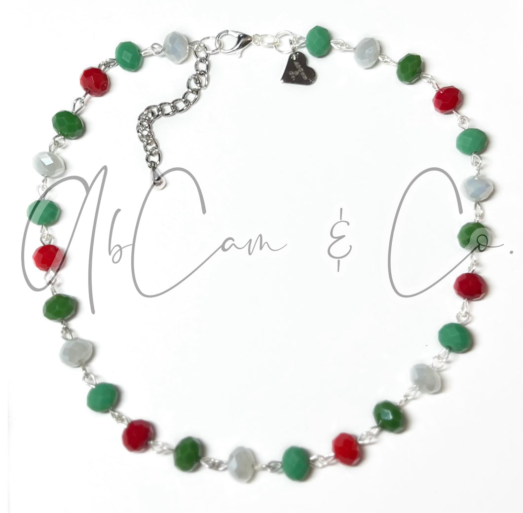Christmas Time Choker Style Necklace