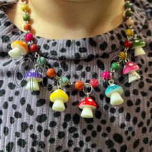 Load image into Gallery viewer, Exclusive #35 Toadstool Choker Style Necklace &amp; Bracelet
