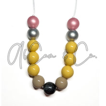 Load image into Gallery viewer, Back to School Pencil Bubblegum Necklace

