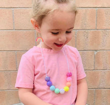 Load image into Gallery viewer, Matte Pastel Rainbow Necklace
