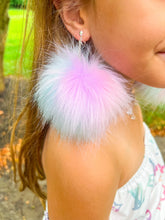 Load image into Gallery viewer, Faux Fur Pastel Pom Earrings
