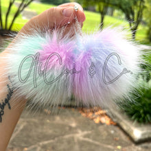 Load image into Gallery viewer, Faux Fur Pastel Pom Earrings
