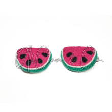 Load image into Gallery viewer, Watermelon Felt Earrings and Hair Clips
