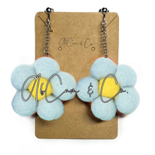 Load image into Gallery viewer, Daisy Pom Earrings
