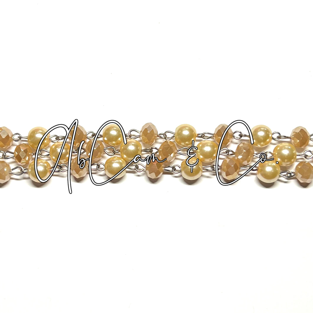Honey Choker Style Necklace & Bracelet