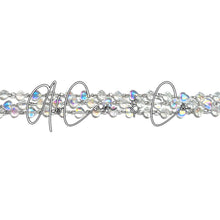 Load image into Gallery viewer, Clear Crystal Heart Choker Style Chain
