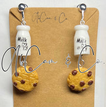 Load image into Gallery viewer, Milk ‘N Cookies Dangle Earrings
