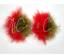 Load image into Gallery viewer, Elm Street Fluffy Pom Earrings &amp; Puffy Pom Hair Clips
