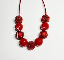 Load image into Gallery viewer, Red Bling Necklace
