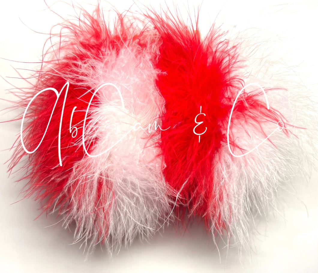 Time to Float XL Fluffy Pom Earrings or XL Puffy Pom Hair Clips