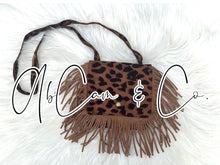 Load image into Gallery viewer, Boho Cross Body Fringe Suede Purse RTS
