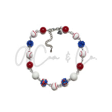 Load image into Gallery viewer, Create Your Own Baseball Team Bubblegum Choker Style Necklace
