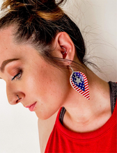 Load image into Gallery viewer, Stars &amp; Stripes Earrings
