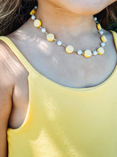 Load image into Gallery viewer, Custom #3 Lemon Slice Choker Style Necklace
