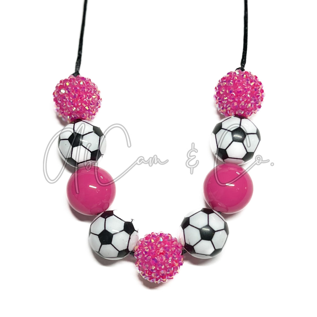 Custom Team Soccer Bubblegum Necklace