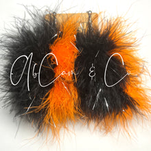 Load image into Gallery viewer, Who Dey? Custom Team Fluffy Pom Earrings &amp; Puffy Pom Hair Clips
