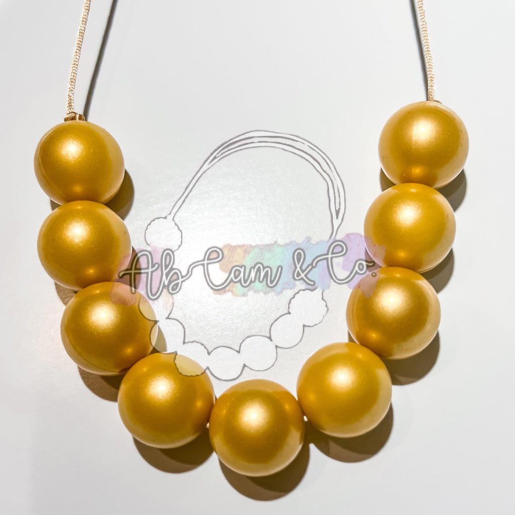 Gold Silicone Necklace
