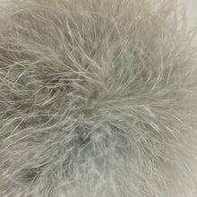 Load image into Gallery viewer, Light Gray Regular Size Fluffy Pom Earrings / Regular Size Puffy Pom Hair Clips
