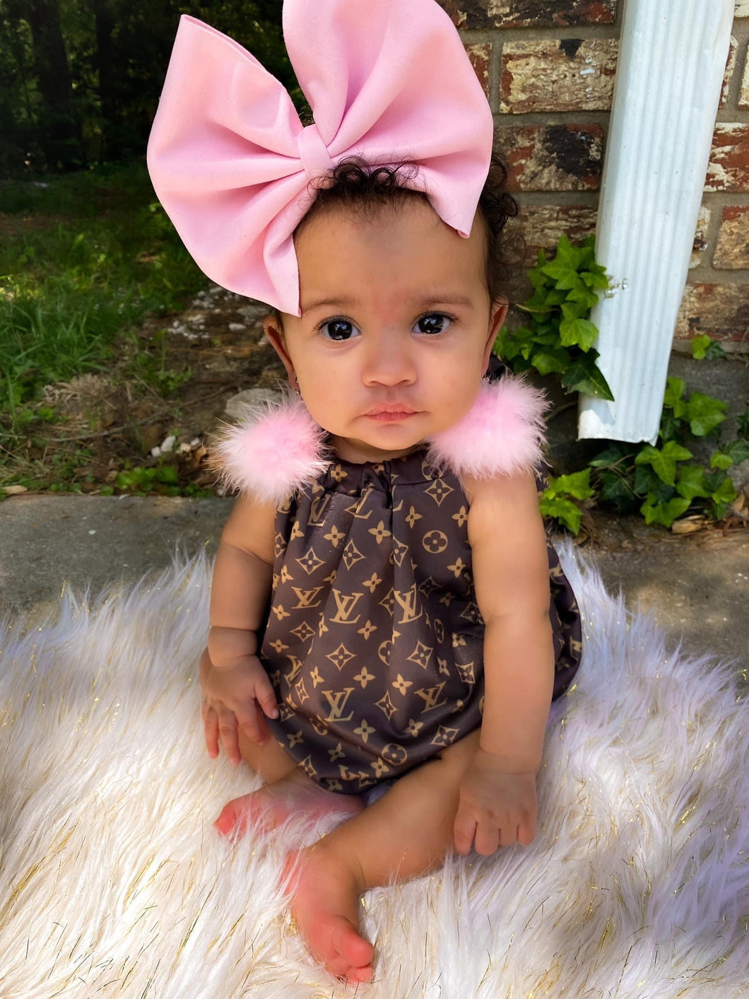 Baby Pink Regular & Mini Size Fluffy Pom Earrings / Regular Size Puffy Pom  Hair Clips