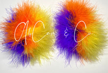 Load image into Gallery viewer, Large Amuck! Fluffy Pom Earrings &amp; Puffy Pom Hair Clips
