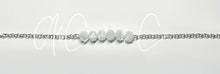 Load image into Gallery viewer, Pure White Bar Choker Style Necklace
