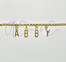 Load image into Gallery viewer, Name Choker Style Necklace (Gold Tone)
