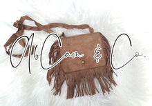 Load image into Gallery viewer, Boho Cross Body Fringe Suede Purse RTS

