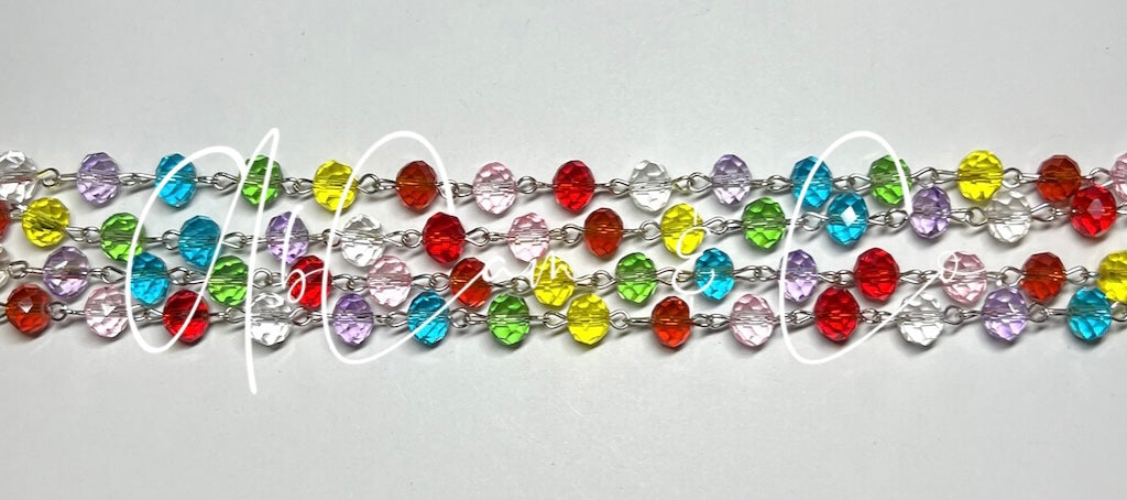 Sparkle Rainbow Choker Style Necklace