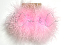 Load image into Gallery viewer, Baby Pink Regular &amp; Mini Size Fluffy Pom Earrings / Regular Size Puffy Pom Hair Clips
