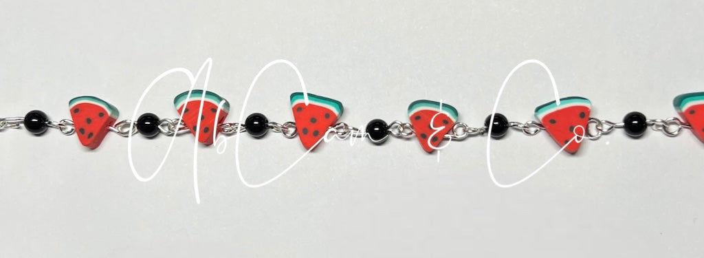 Custom #4 Watermelon Choker Style Necklace