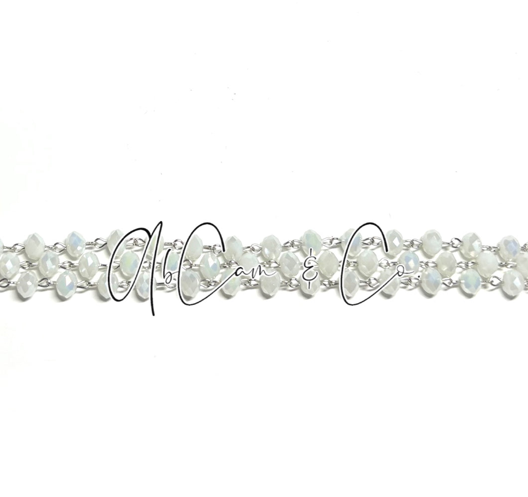 Pure White Choker Style Necklace