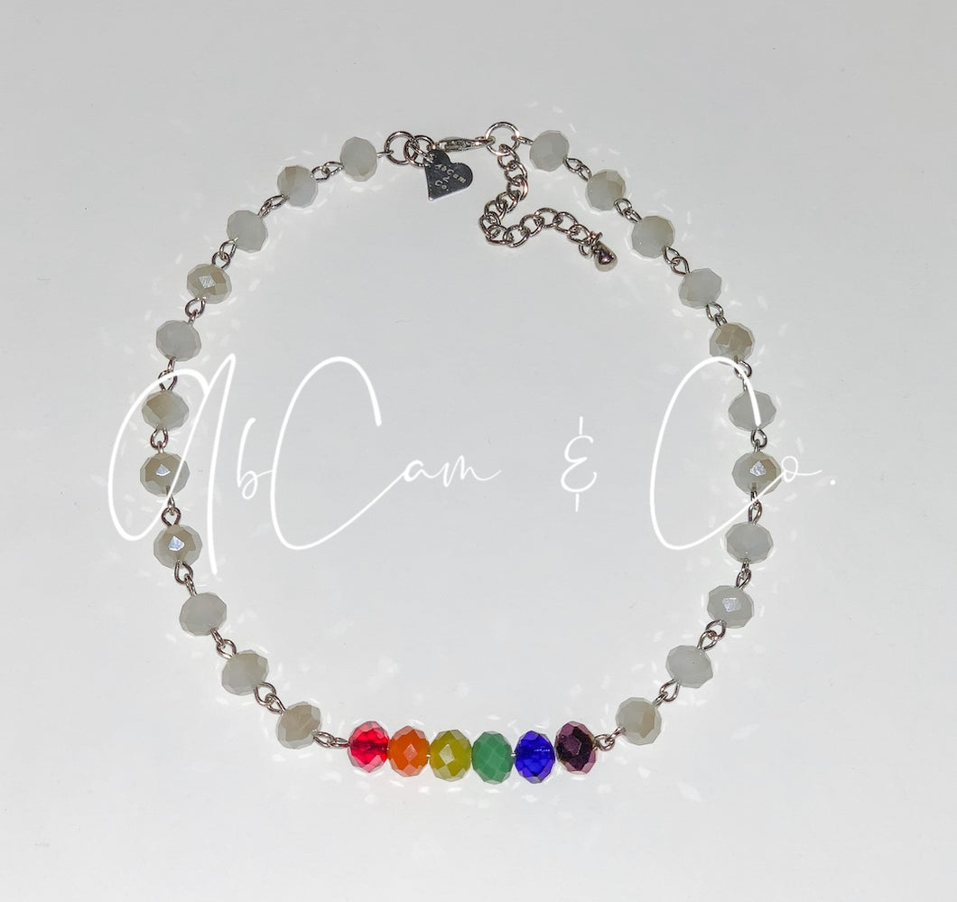 Chasing Rainbows Choker Style Necklace