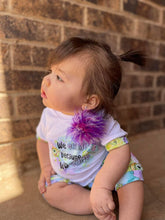 Load image into Gallery viewer, Shades of Purple Regular Size Fluffy Pom Earrings / Regular Size Puffy Pom Hair Clips
